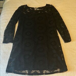 Charlotte Russe Black Sheath Dress 3/4 Sleeve